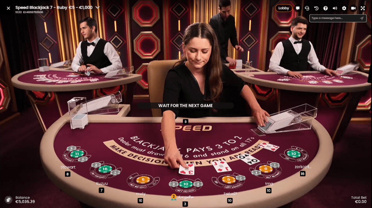 How to play live speed blackjack online